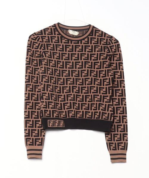 フェンディ FENDI ズッカ ロゴ グラデーション ニット サイズ46 フェンディ FENDI ズッカ ロゴ グラデーション ニット サイズ46 FENDI