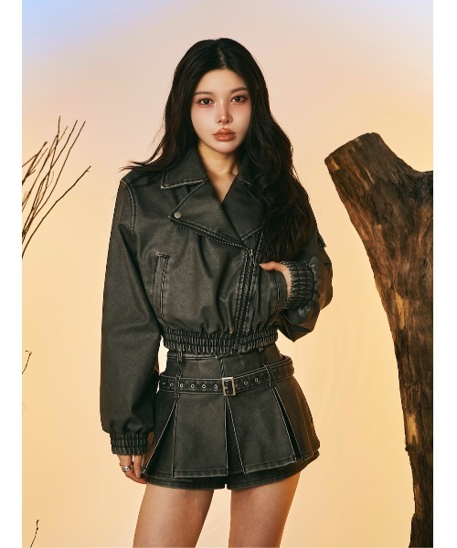 Darich（ダーリッチ） ライダースジャケット FREE ブラック レディース