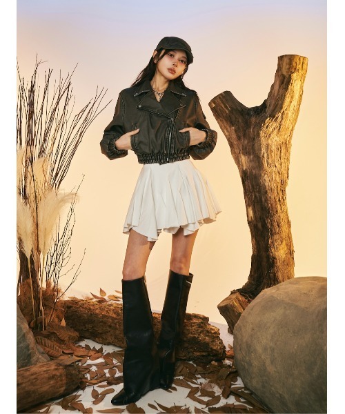 Darich（ダーリッチ） ライダースジャケット FREE ブラック レディース