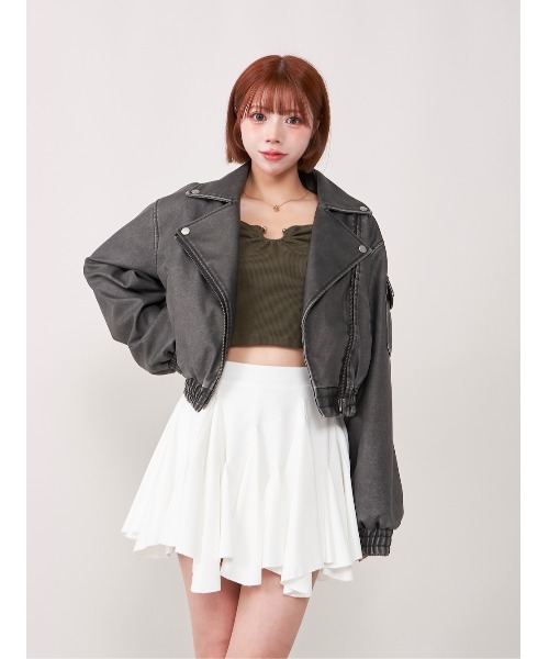 Darich（ダーリッチ） ライダースジャケット FREE ブラック レディース