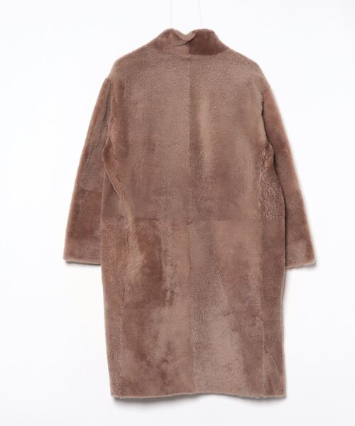 「GUSHLOW&COLE」 ファーコート S ブラウン レディース_画像2