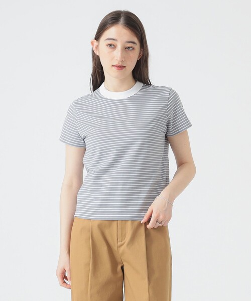 tシャツ ORCIVAL / ボーダー クルーネック Tシャツ レディース