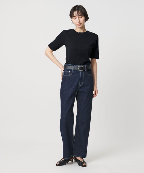 tシャツ 「別注」「Hanes」2PACK リブ Tシャツ レディースの画像