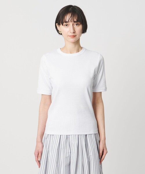 tシャツ 「別注」「Hanes」2PACK リブ Tシャツ レディースの画像