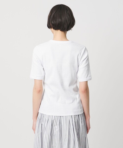 tシャツ 「別注」「Hanes」2PACK リブ Tシャツ レディースの画像