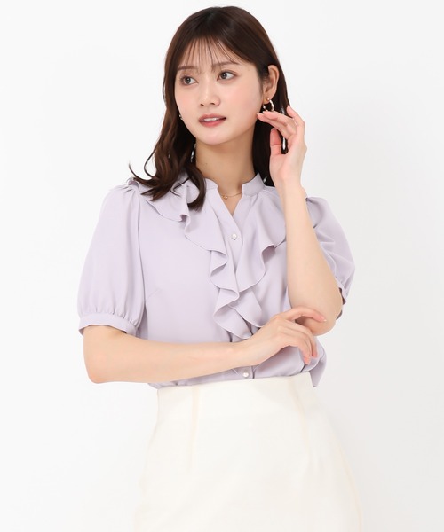 MISCH MASCH ブラウス シャツ 2025春夏新作 ラッフルフリル
