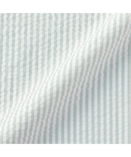 パジャマ ベビー　脇に縫い目のない　サッカー織　半袖お着替えパジャマ キッズ 子供 男の子 女の子 | 無印良品 | 12