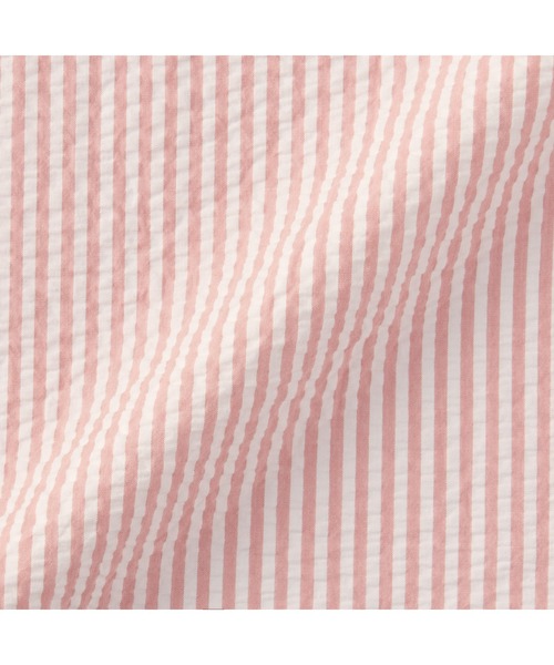 パジャマ ベビー　脇に縫い目のない　サッカー織　半袖お着替えパジャマ キッズ 子供 男の子 女の子 | 無印良品 | 22