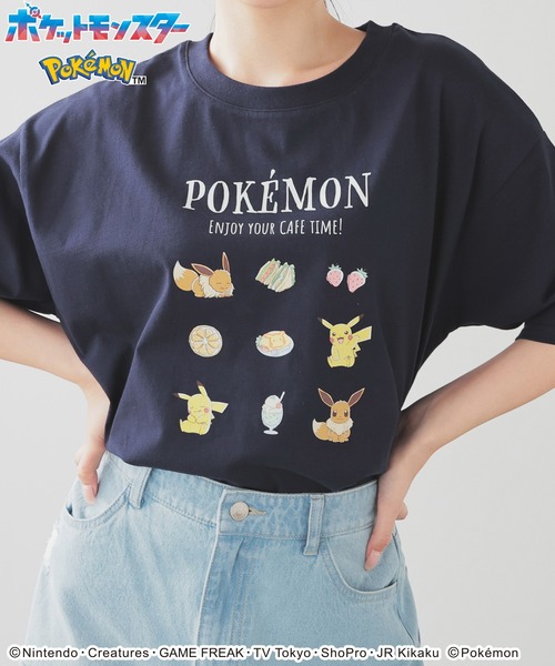 ポケモンセンター Can't Get Through! Tシャツ S Honeys（ハニーズ） tシャツ 「UVカット」ポケモン／ゆるTシャツ