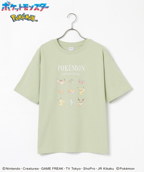 Honeys（ハニーズ） tシャツ 「UVカット」ポケモン／ゆるTシャツ