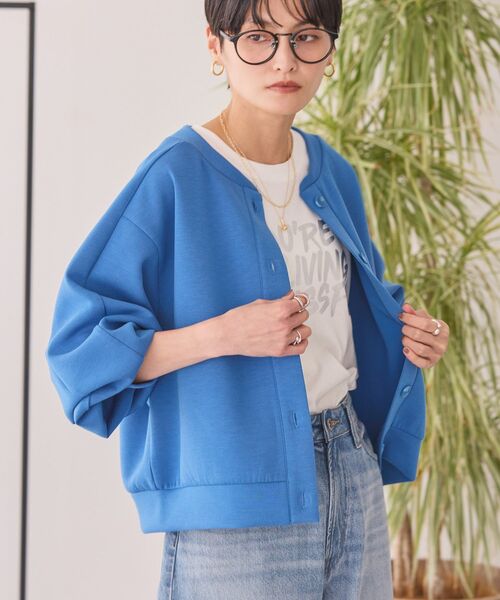 AMERICAN HOLIC カーディガン ポンチクルーネックカーディガン