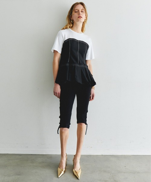 MAISON SPECIAL（メゾンスペシャル） パンツ Stretch Capri Pants