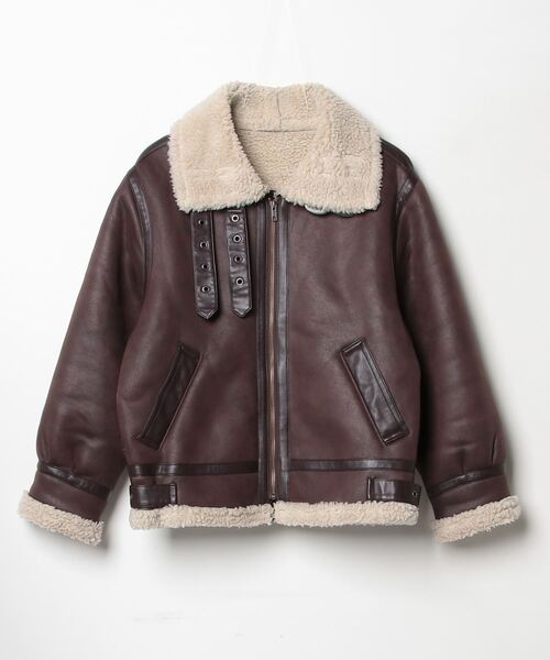 タグ付き✨　アンスリード　ショート　ブルゾン　ジャケット　長袖　ブラウン　S sakishimatokyo ジャケット ノーカラージャケット 「新色追加