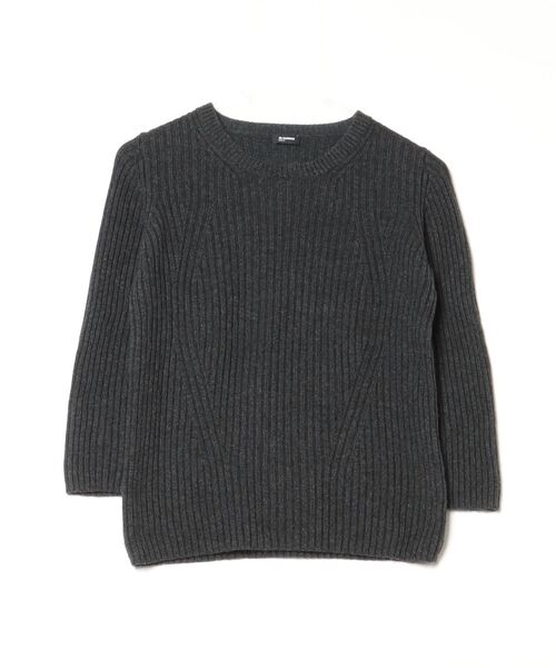 JIL SANDER NAVY（ジルサンダーネイビー） ストライプ柄長袖ニット M