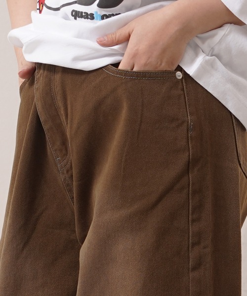 パンツ 「ZOZOTOWN限定」マイラードブラウン ワイドストレートパンツ