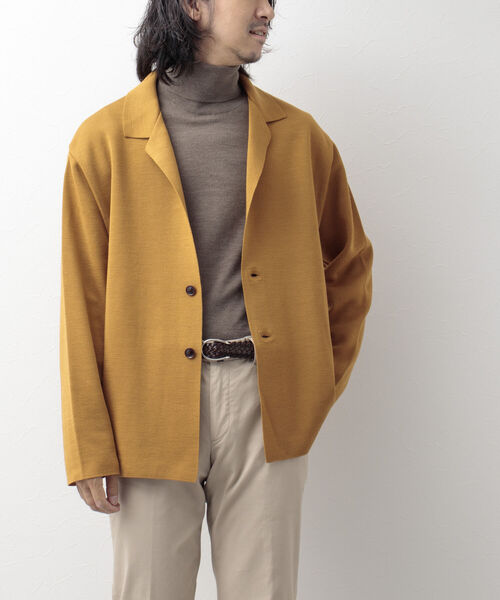 「NOLLEY'S goodman」 ニットカーディガン M ブラック メンズ_画像3