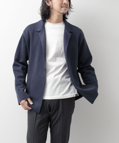 「NOLLEY'S goodman」 ニットカーディガン M ブラック メンズ_画像7