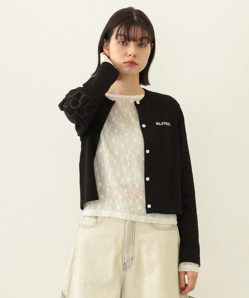 MILKFED. ミルクフェド　カーディガン MILKFED.（ミルクフェド） カーディガン ニット MILKFED PANELED KNIT