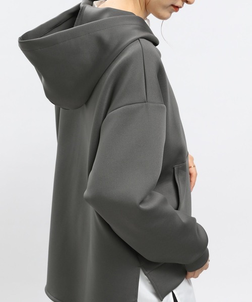 [GLOBAL WORK Smile Seed Store] Zip выше Parker SMALL уголь женский 