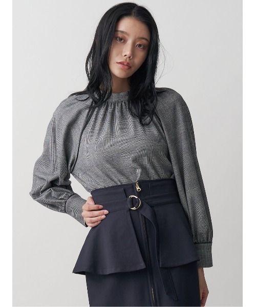「TONAL」 長袖ブラウス 38 ネイビー レディース TONAL 「TONAL」 長袖ブラウス 38 ネイビー レディース