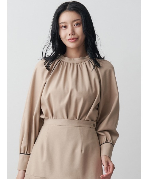「TONAL」 長袖シャツ 38 ネイビー レディース TONAL 「TONAL」 長袖ブラウス 38 ネイビー レディース