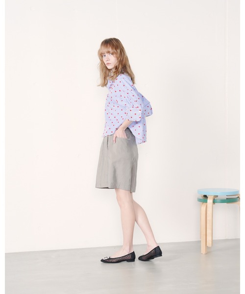 パンプス チュール ドット ビジュー フラット : ZOZOTOWN Yahoo!店