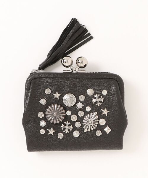 美品　DSQUARED2　チェーンウォレット　黒　スタッズ　小銭入れ　財布 美品 DSQUARED2 チェーンウォレット 黒 スタッズ 小銭入れ 財布