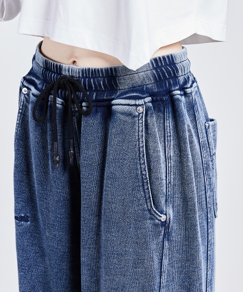 ESSENTIAL（DOUBLE STANDARD CLOTHING） パンツ インディゴワイド