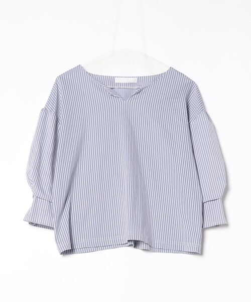 「COLLAGE GALLARDAGALANTE」 7分袖ブラウス FREE ブルー レディース