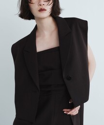 EMMEL REFINES フェイクファーベスト ジレ エメルリファインズ EMMEL