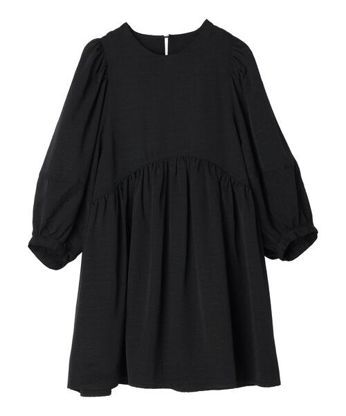 「AMERICAN HOLIC」 半袖チュニック M ブラック レディース