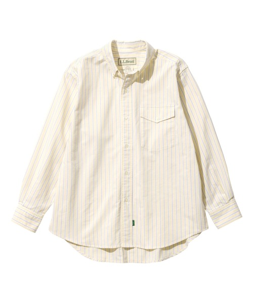 「L.L.Bean」 長袖シャツ MEDIUM イエロー系その他 レディース