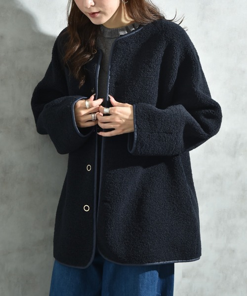 インタープラネット（INTERPLANET）/【ＡＣＵＴＡ】リバーシブルボアコート INTERPLANET（インタープラネット） コート アウター 「ACUTA