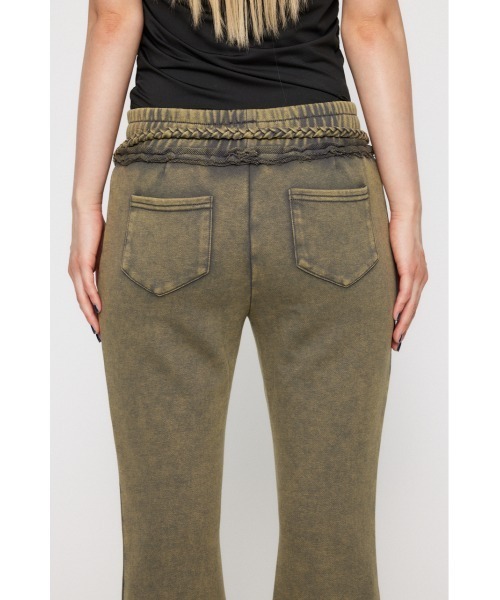 LAGUA GEM（ラグアジェム） スウェットパンツ ジャージ WASH FLARE