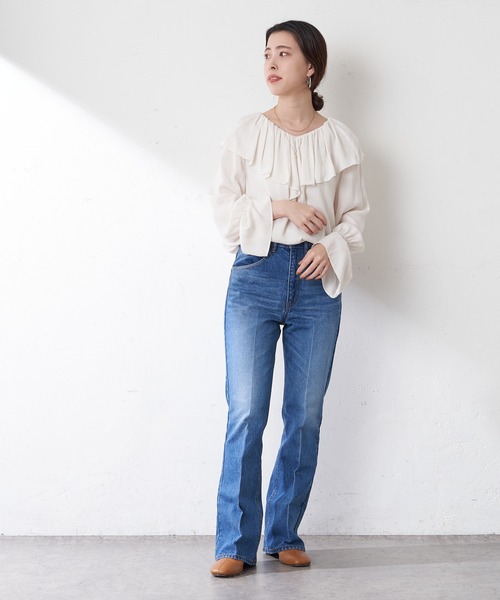 SHENERY（シーナリー） 長袖ブラウス FREE オフホワイト レディース