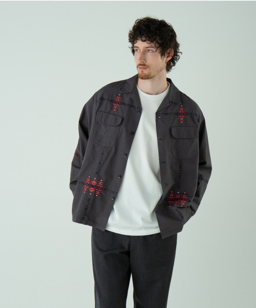ペンドルトンPENDLETON L/S ガーメントダイ オープンカラーシャツ PENDLETON（ペンドルトン） シャツ ガーメントダイ・EMB・オープン