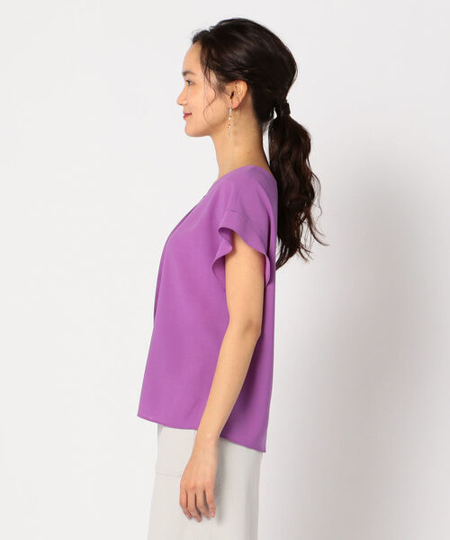 「NOLLEY'S」 半袖ブラウス 38 ホワイト レディース_画像4