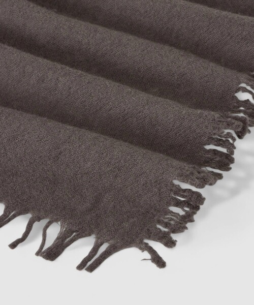 【美品】A SAUCE MELER アソースメレ 大判 ウール100% ストール ASAUCE MELER（アソースメレ） マフラー ストール 「A SAUCE MELER