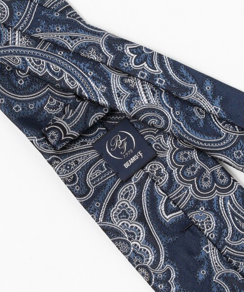 BEAMS F（ビームスF） ネクタイ シルク ペイズリー柄 ジャカード