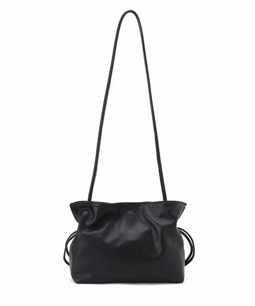 【AULENTTI】ショルダーバッグ 黒 MADE IN ITALY】オウレンティ AULENTTI 2wayレザーショルダー