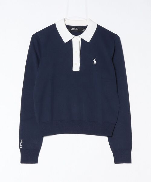 POLO GOLF ニット セーター パフォーマンス ポロカラー レディース