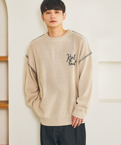 SupremeLaLa♡刺繍ニット S-LL】大人のエレガントな着こなしに ラメ刺繍ニット（ニット/セーター