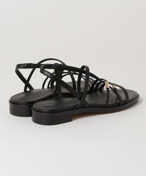「ODETTE E ODILE」 フラットサンダル 24cm ダークブラウン レディース_画像2