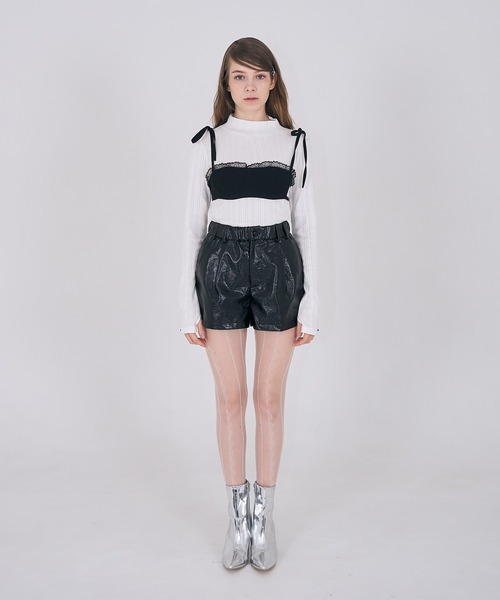 mieya mieya パンツ 「mieya mieya」DOLLY LEATHER SP/ドーリーレザー