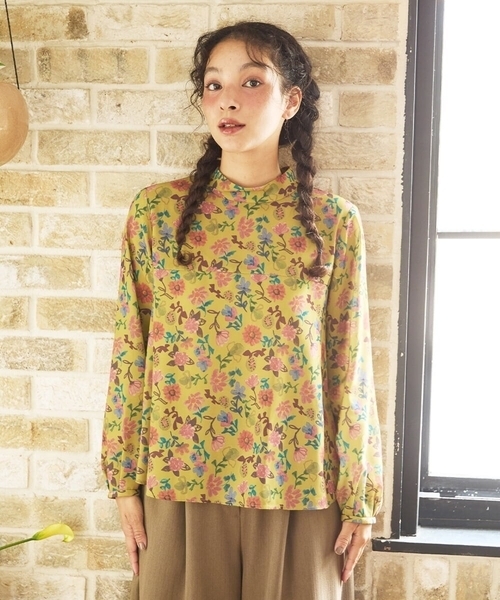 Jocomomola（ホコモモラ） ブラウス シャツ Bail de flores フラワー 