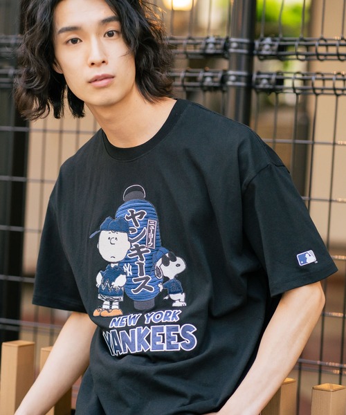 MLB tシャツ 「PEANUTS×MLB」オリジナルデザイン 和柄Tシャツ