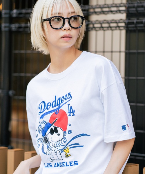 MLB tシャツ 「PEANUTS×MLB」オリジナルデザイン 和柄Tシャツ