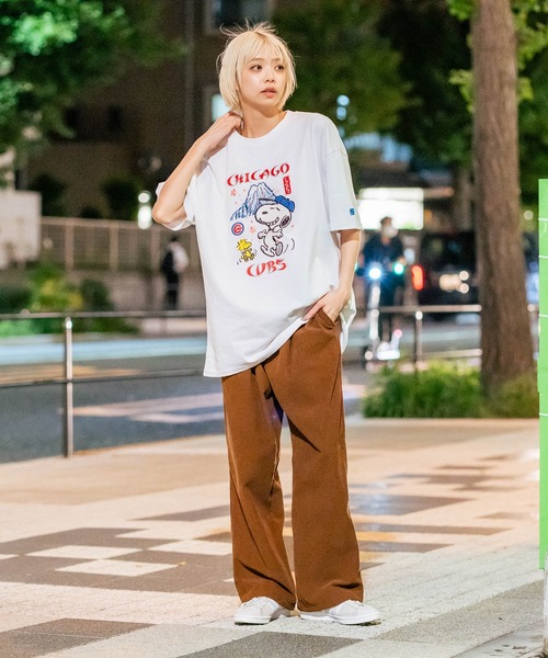 MLB tシャツ 「PEANUTS×MLB」オリジナルデザイン 和柄Tシャツ