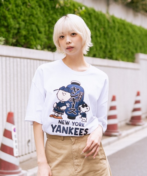 MLB tシャツ 「PEANUTS×MLB」オリジナルデザイン 和柄Tシャツ