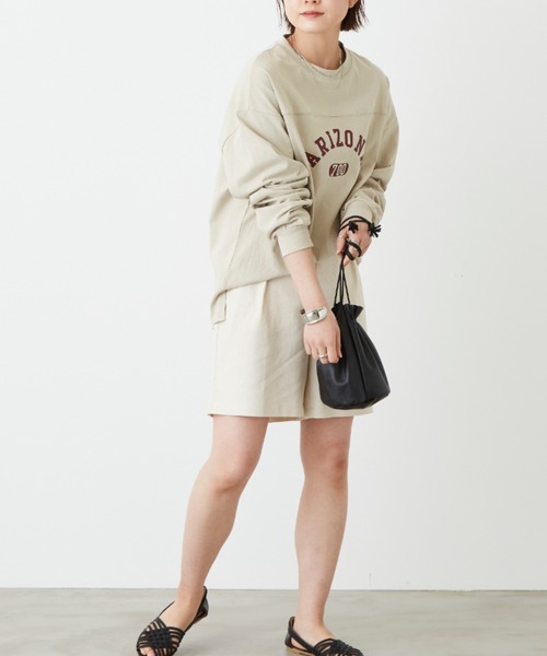 「Auntie Rosa Holiday」 ハーフパンツ FREE カーキ レディース_画像2